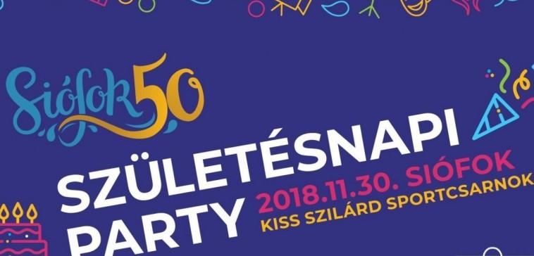 Siófok 50 a Kiss Szilárd Sportcsarnokban
